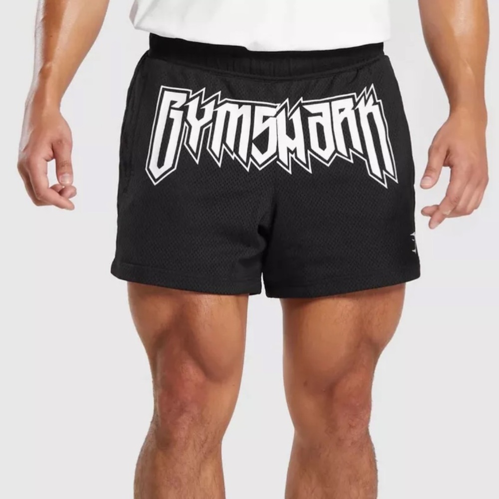 Gymshark Wordmark Mesh Shorts